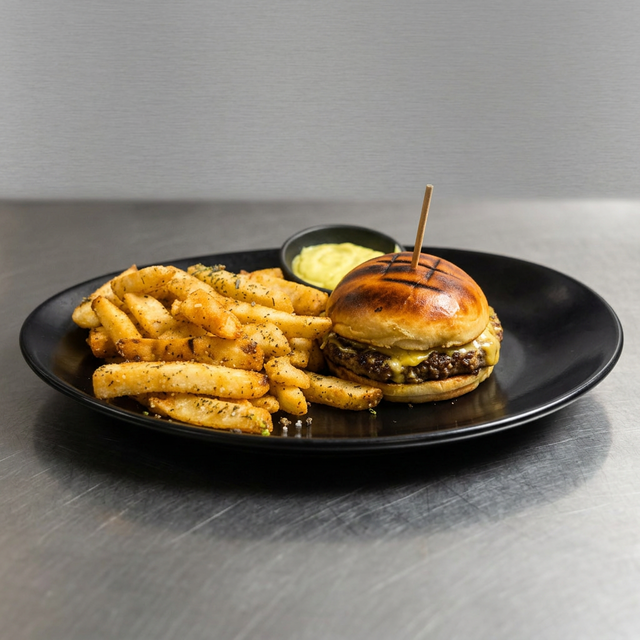 Single Patty Burger.