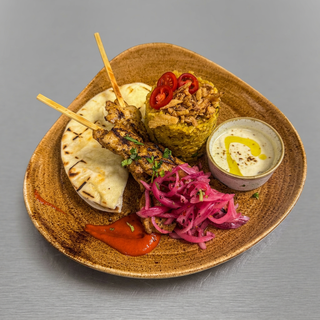 Shawarma Spiced Chicken Kebab